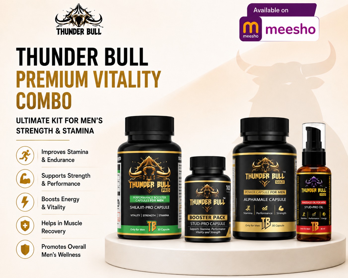Thunder Bull Premium Vitality Combo